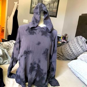 Torrid cropped tie dye hoodie